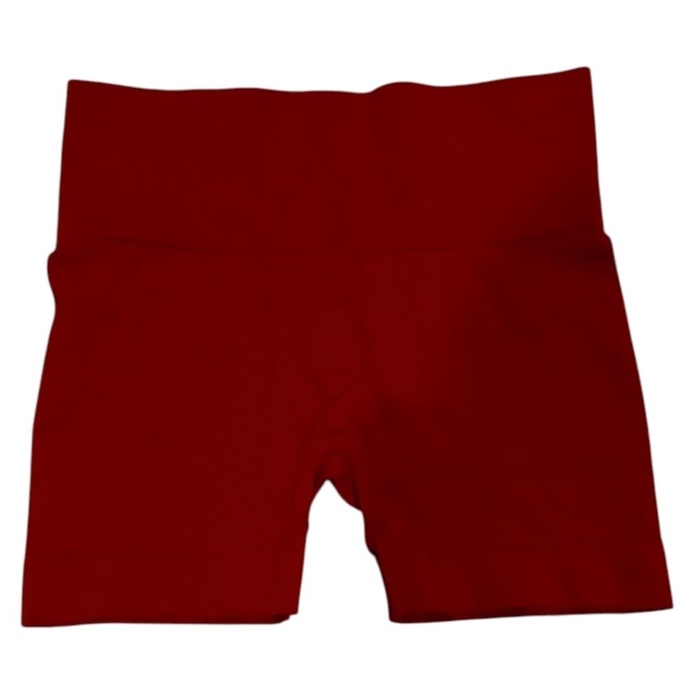 SET Active Vibrant Red Biker Shorts
